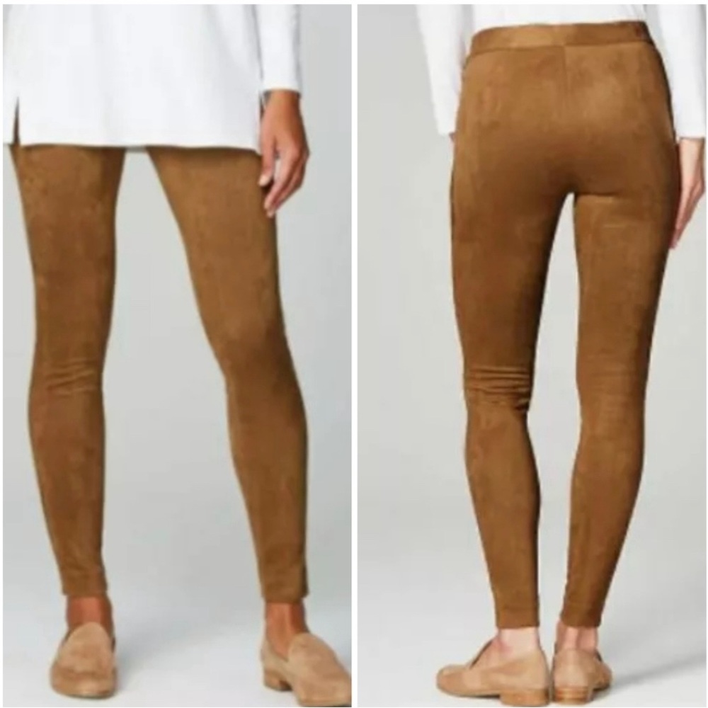 J Jill Faux Suede Ankle Leggings
